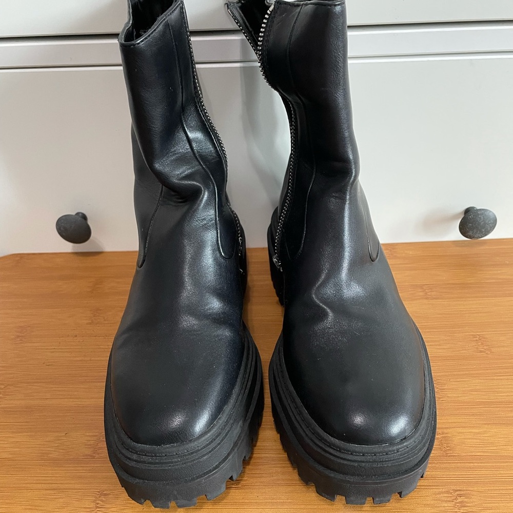 Steve Madden Dallas Calf Boot Size 6 - Picture 2 of 6